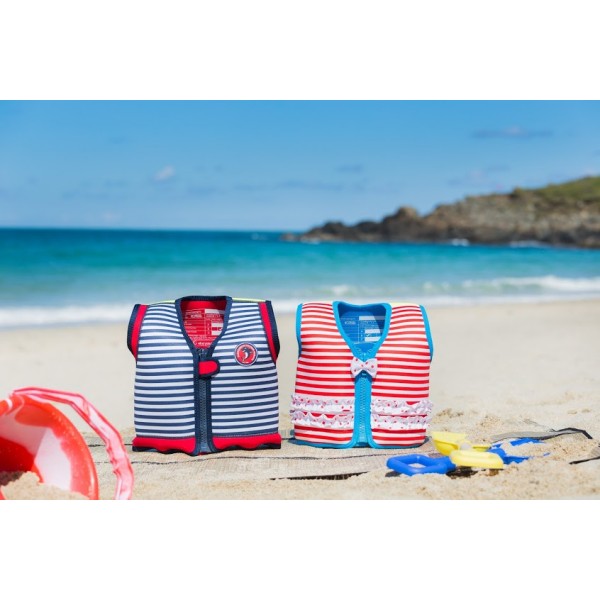 Otroški plavalni jopiči Konfidence Martha Red Stripe